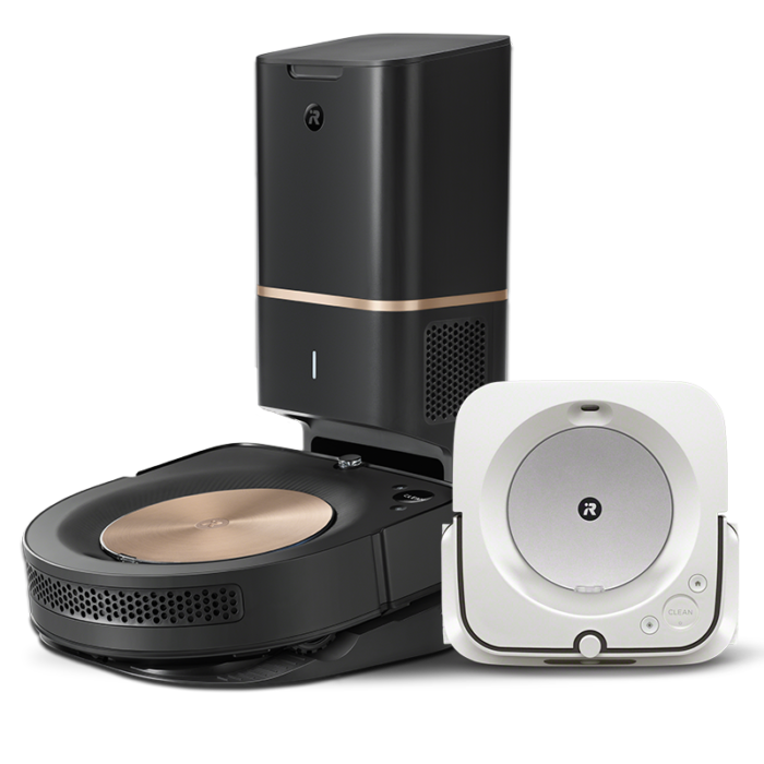 Set robotů iRobot Roomba s9+ a Braava jet m6