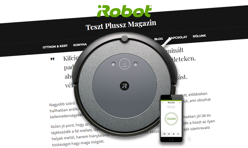 Roomba i3 teszt kiváló eredménnyel