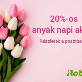 Ne feledjétek, két nap múlva Anyák napja. Ilyenkor természetesen eszünkbe jut édesanyánk, nagymamáink. De sokan elfeledkeznek az anyósukról :) Ha jóban vagy vele, azért érdemel egy iRobotot, ha nem vagytok jóban, biztos jóban lesztek, ha kap egyet. Ráadásul most kedvezményesen vásárolhatod meg.
Május 3. keddig 20% kedvezménnyel tudod megvásárolni az iRobotokat az akciós kuponkóddal!

Nézd meg, melyik robotot szeretnéd (www.irobot.hu)
KÜLDD EL EMAILBEN az irobot@bettery.hu email címre
Az email tárgyába írd bele: ANYÁKNAPJA20
Az emailben pedig írd meg a robot pontos nevét, illetve a számlázási és szállítási címedet!

 #irobot #anyaknapja #braava #roomba @irobot_magyarorszag #akcio
