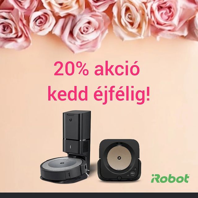 Bár anyák napja tegnap volt, de az akció még tart holnap, azaz kedd éjfélig!

Most 20% kedvezménnyel vásárolhatod meg az irobotokat az akciós kuponkóddal! 😍

👉Nézd meg, melyik robotot szeretnéd (www.irobot.hu)
👉KÜLDD EL EMAILBEN az irobot@bettery.hu email címre!
👉Az email tárgyába írd bele: ANYÁKNAPJA20
👉Az emailben pedig írd meg a robot pontos nevét, illetve a számlázási és szállítási címedet!

 #irobot #anyaknapja #braava #roomba #akcio #kedvezmeny #mik #instahun