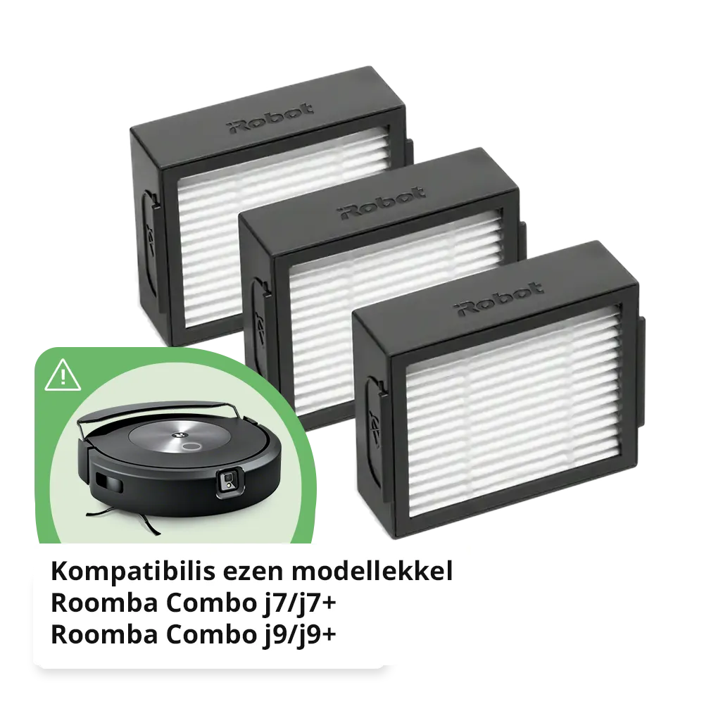 3 db-os szűrő csomag Roomba Combo j7 és j9 sorozathoz - iRobot