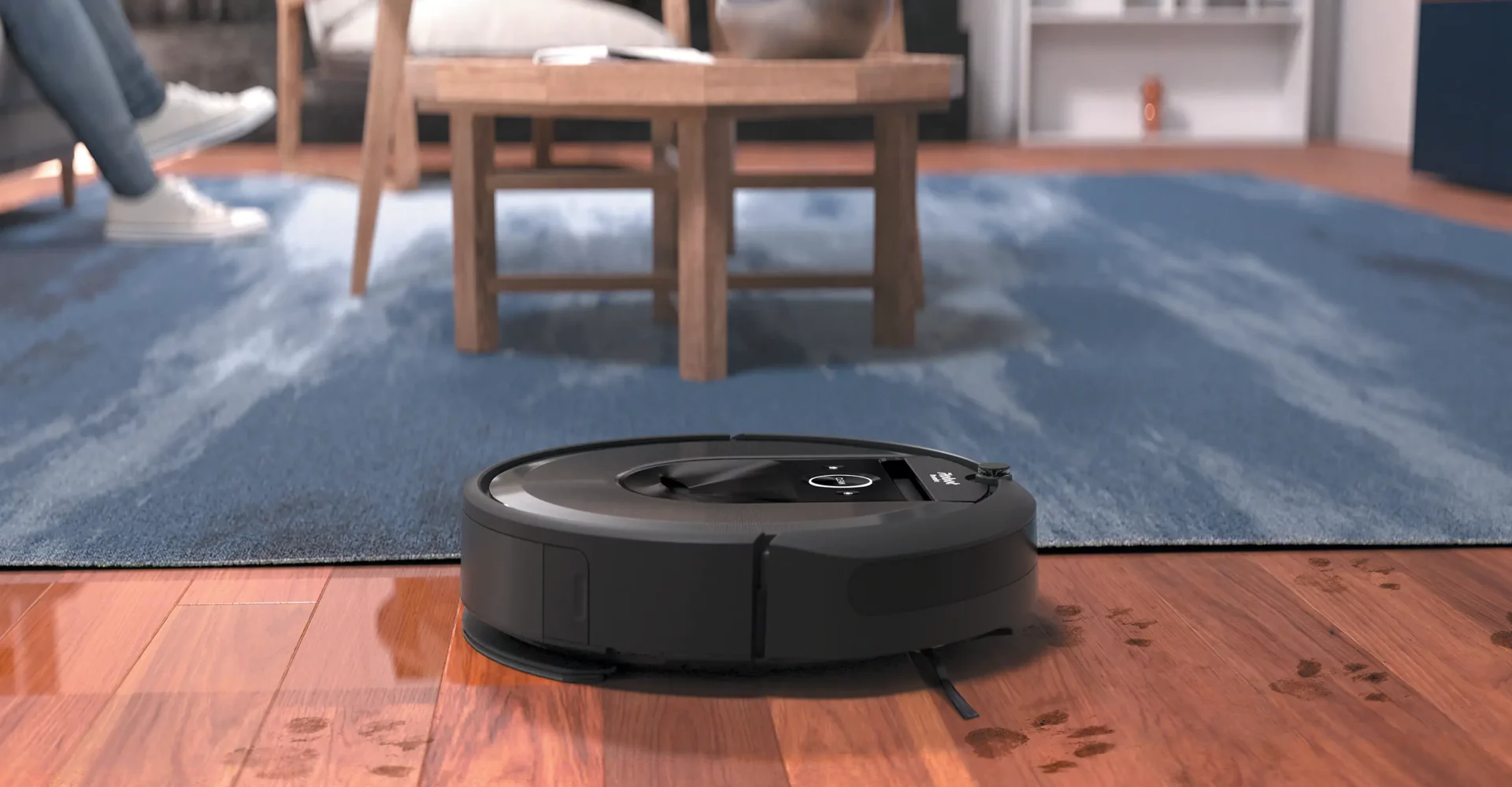 Egyetlen mozdulattal a porszívóból feltörlő robot